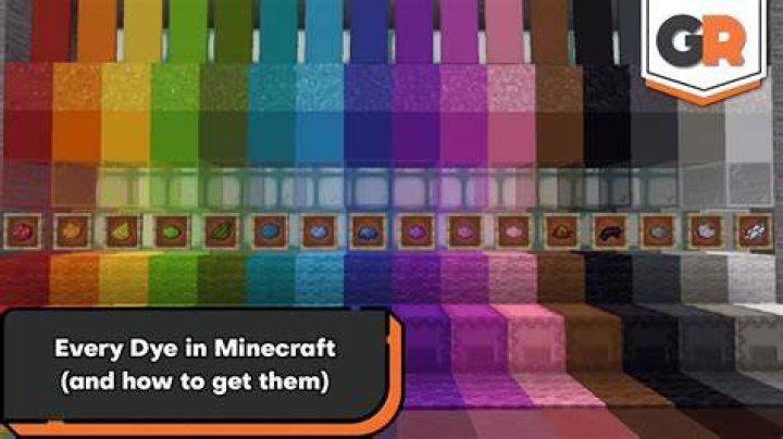 Can you dye wood in Minecraft?