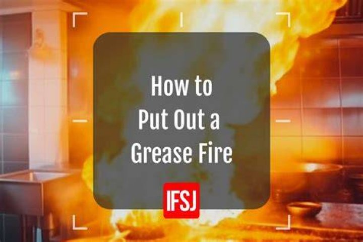 Can you put milk on a grease fire?