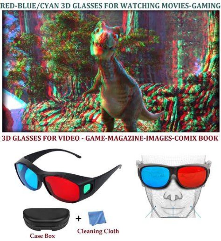Do red and blue 3D glasses hurt your eyes?