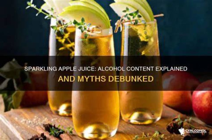 Does apple juice have alcohol?