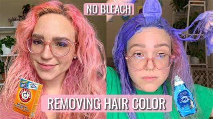 Does baking soda and dish soap remove hair dye?