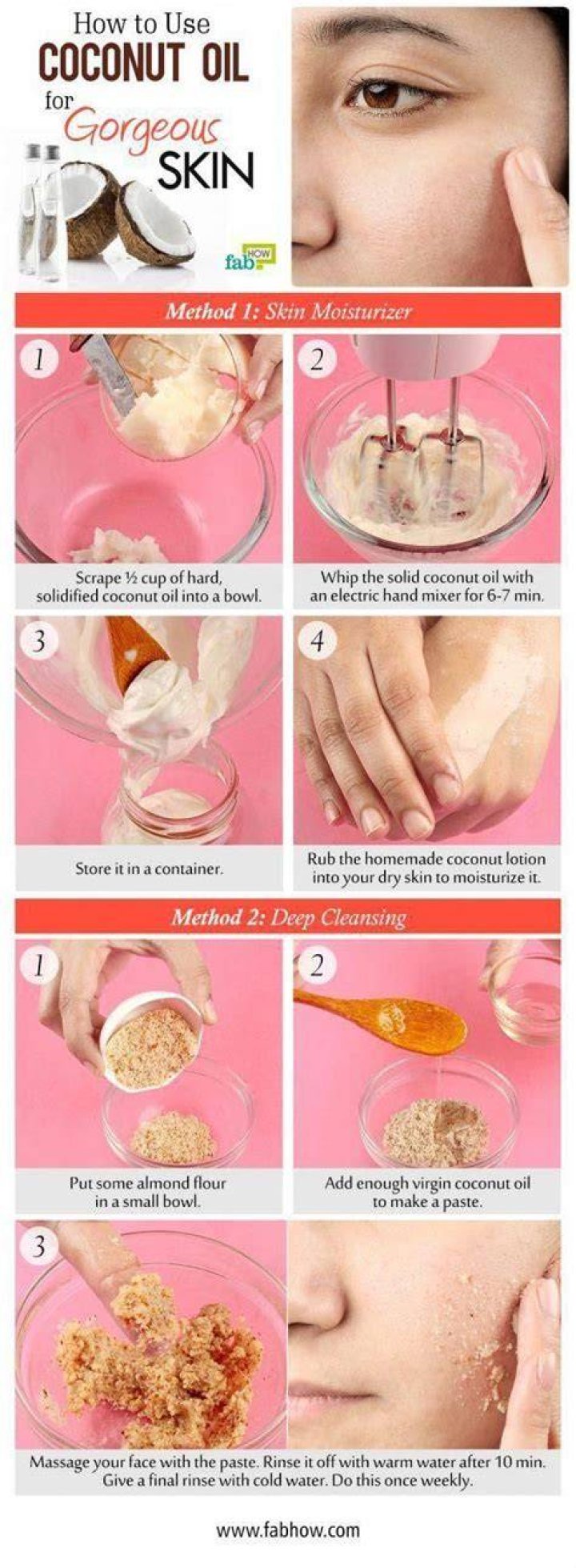 Does coconut oil help tighten loose skin?