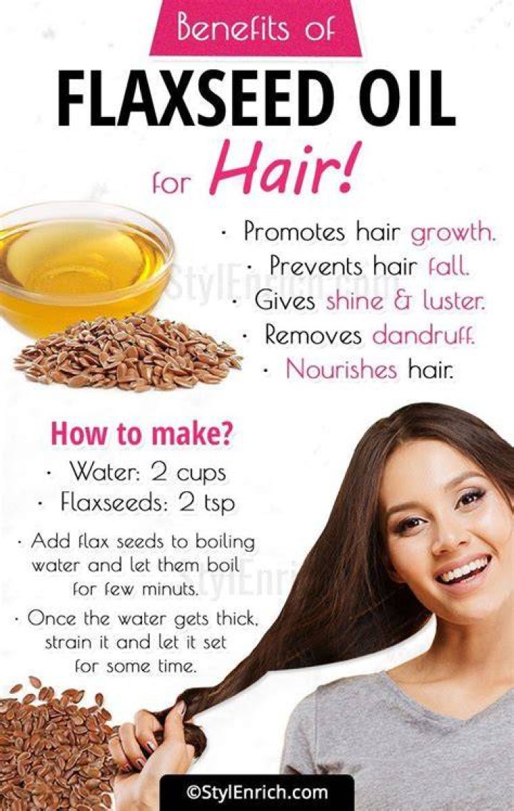 Does flaxseed thicken hair?