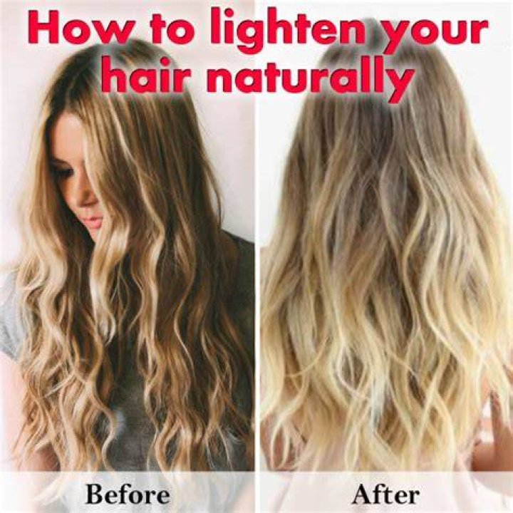 How can I lighten my hair fast naturally?
