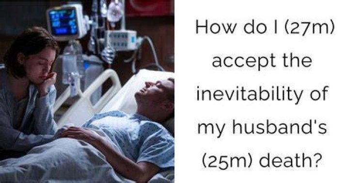 How do I accept the death of my husband?