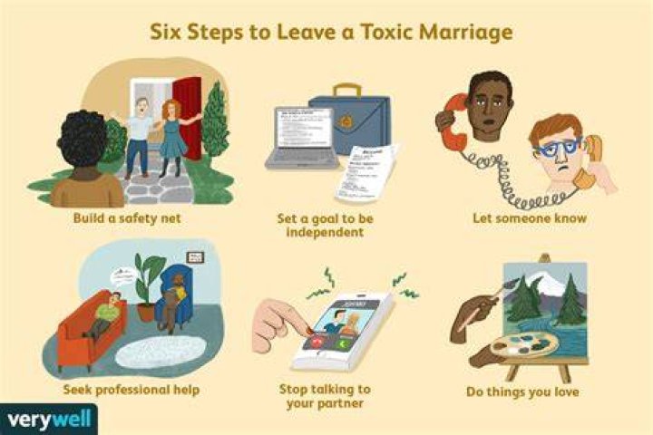 How do I leave my toxic husband?