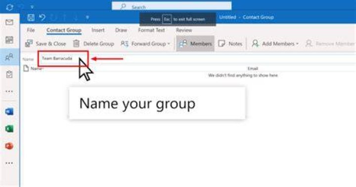 How do you address a large group in an email?