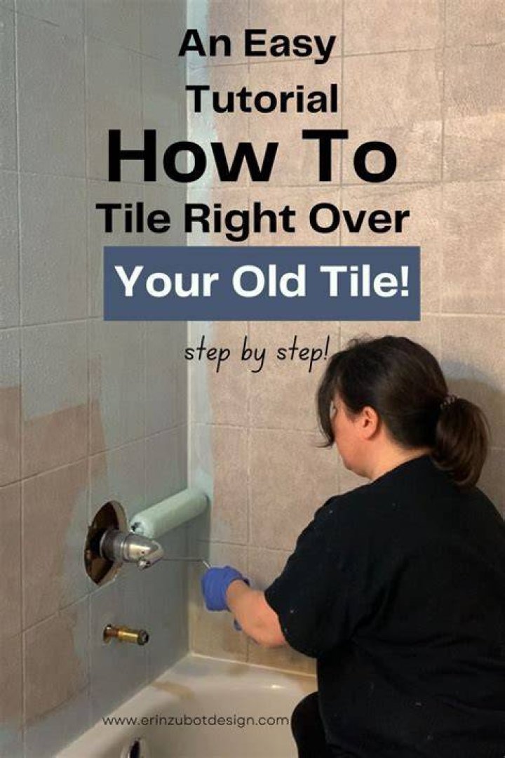 How do you refresh a tile shower?
