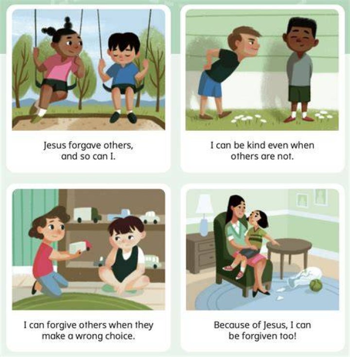How do you show forgiveness to a child?