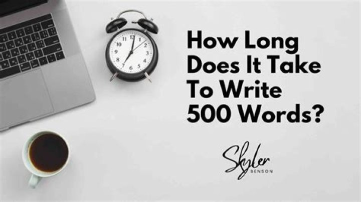 How long does it take to read 500k words?