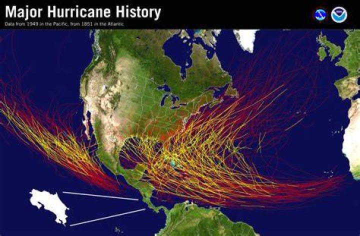 Is Costa Rica in a hurricane zone?