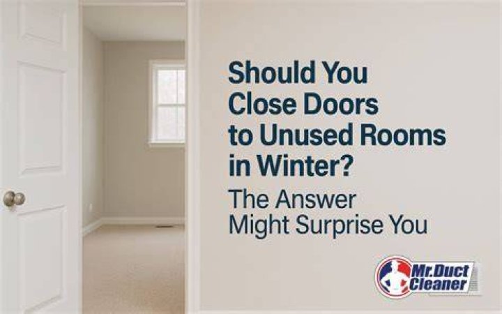 Should you close off rooms in winter?