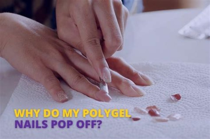 What causes acrylic nails to pop off?