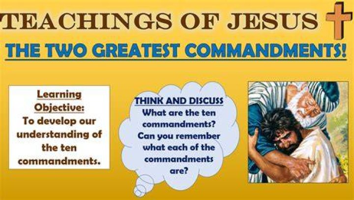 What did Jesus say are the two greatest commandments?