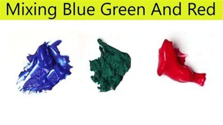 What does red green and blue?