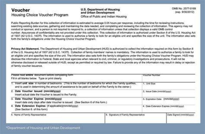 What is a housing voucher California?