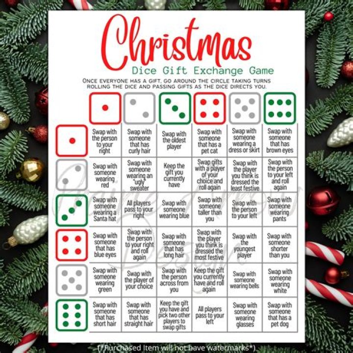 What is in the box Christmas game?