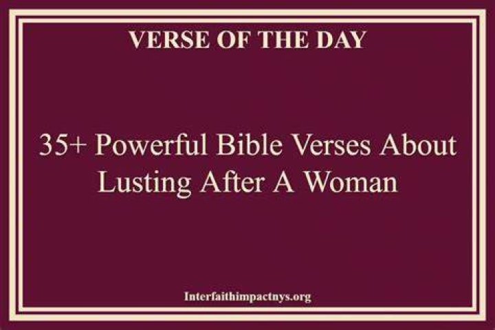 What is lusting after a woman?