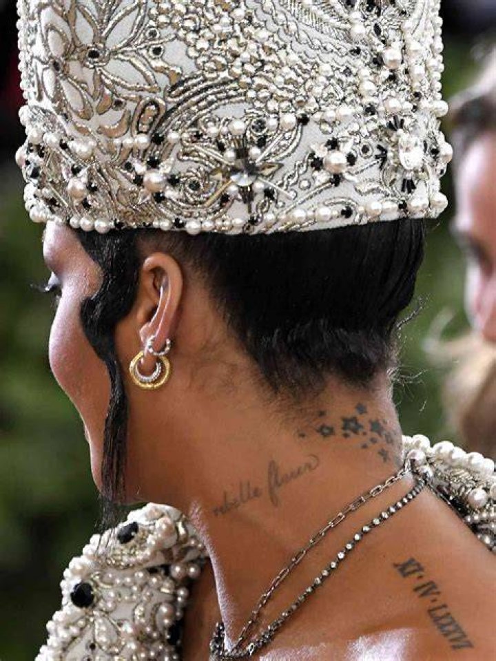 What is Rihanna's sternum tattoo?