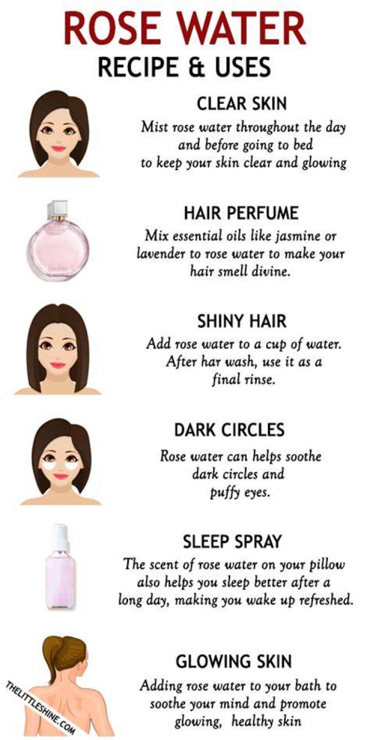 What is rose water good for?