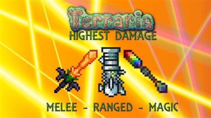 What is the highest DPS magic weapon in Terraria?