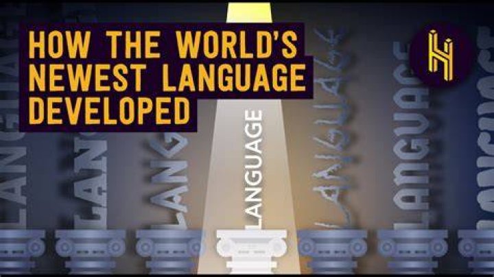 What is the newest language on earth?
