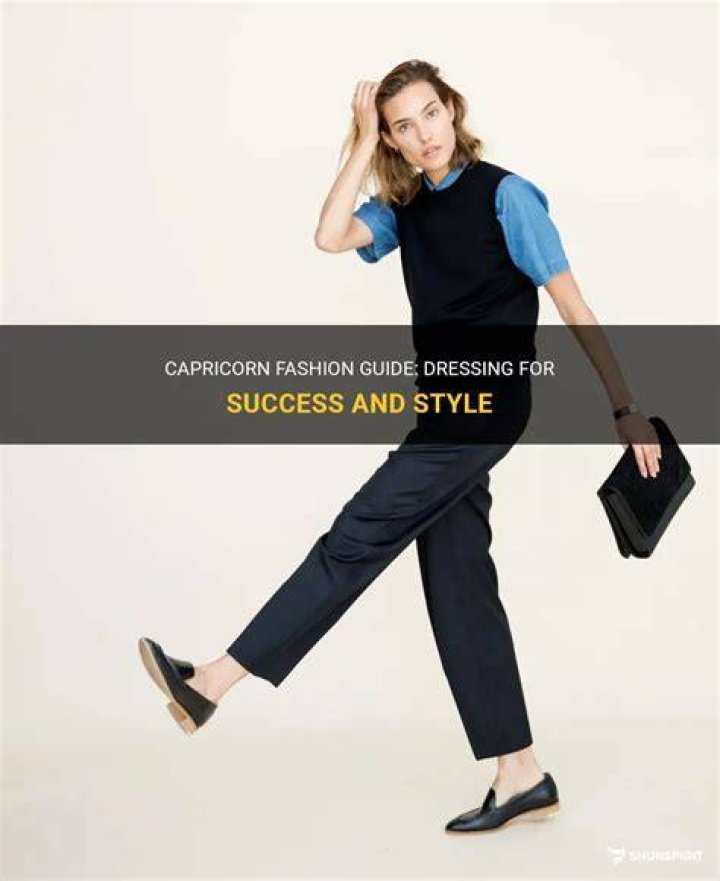 What should a Capricorn wear?