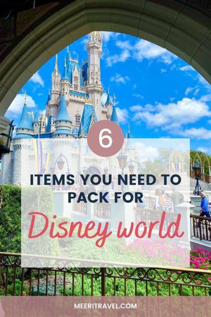 What should you not forget at Disney?