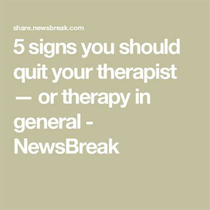 When should you quit therapy?