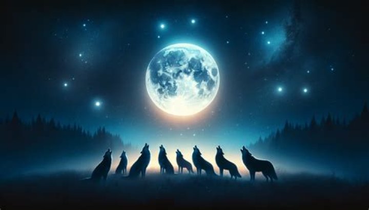 Why are wolves attracted to the moon?