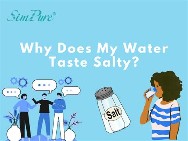 Why is my cold water salty?