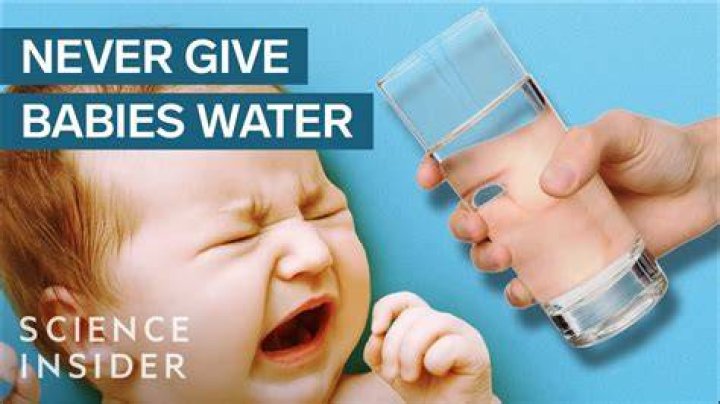 Why should babies not drink water?