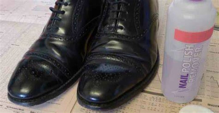 Will acetone ruin shoes?