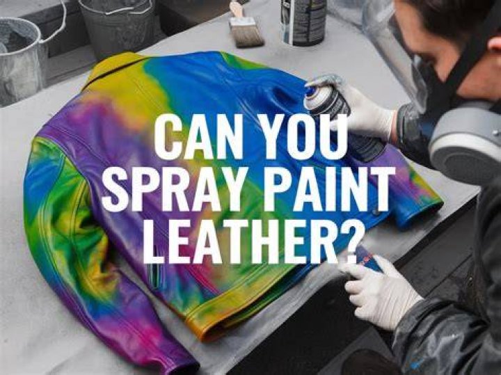Will spray paint stay on leather?
